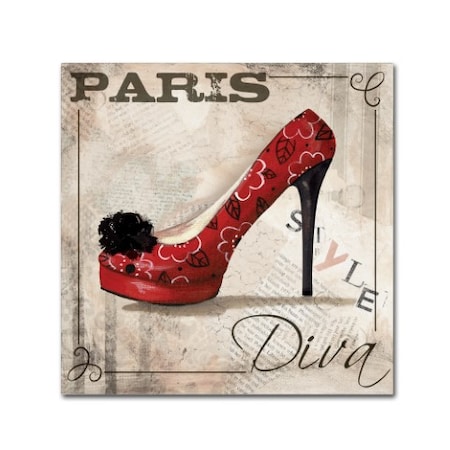 Fiona Stokes-Gilbert 'Paris Style' Canvas Art,24x24